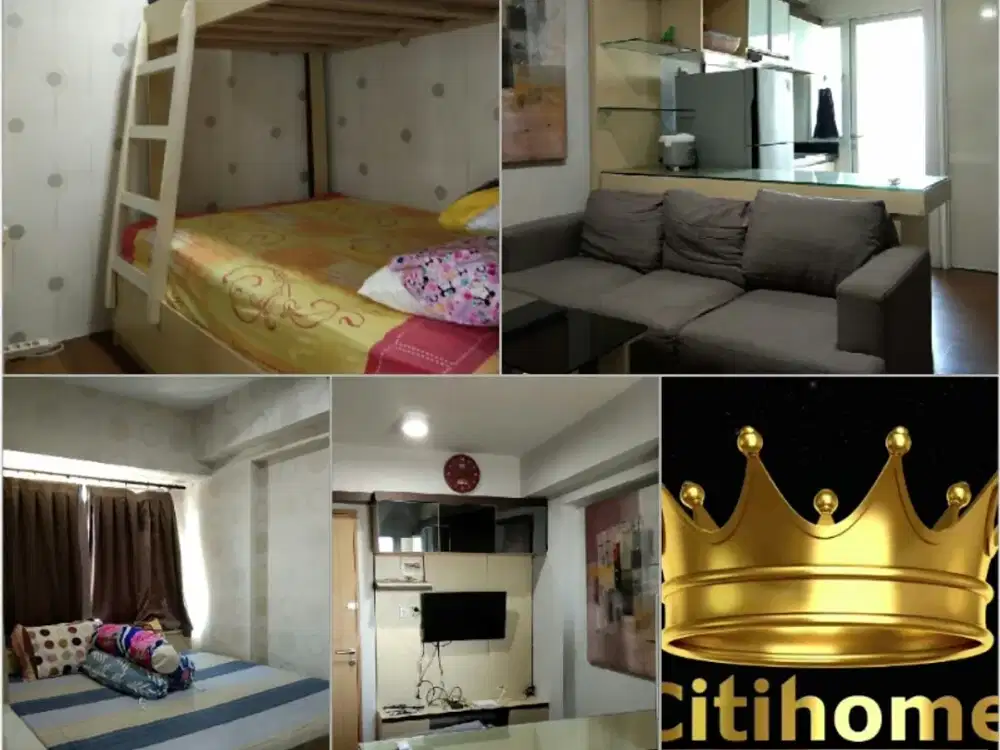 menyewakan apartemen educity 2br bulanan bycitihome