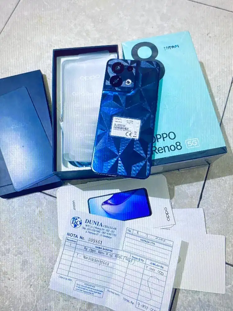 Oppo reno 8 5G sehat siap pakai nego