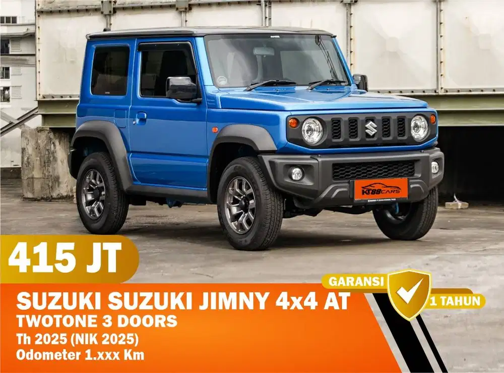 1rb km (Seperti Baru) - DP 45jt - SUZUKI JIMNY 4x4 AT TWOTONE 3 DOORS