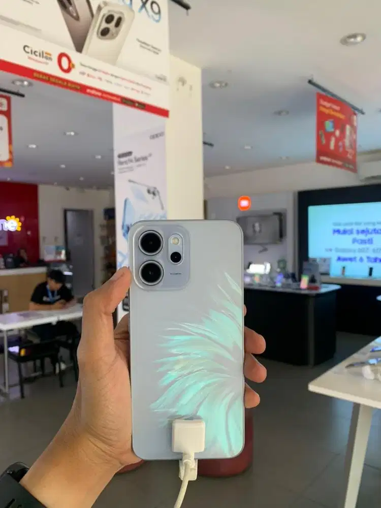 READY OPPO RENO 14F 5G OPAL BLUE GARANSI RESMI