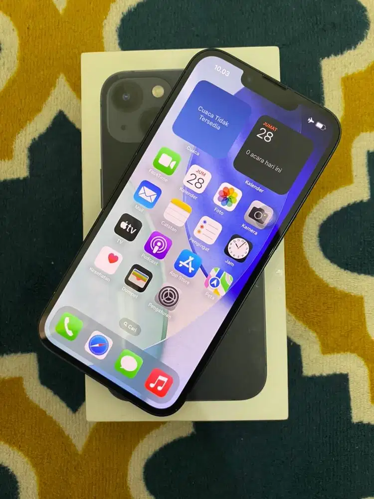 Iphone 13 128gb ibox fullset no minus siap pakai