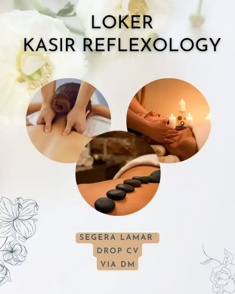 LOWONGAN KASIR REFLEXOLOGY