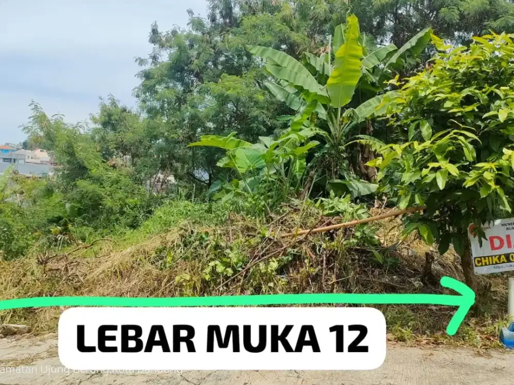 Tanah siap bangun bisa di bangun 2 unit harga 2,5jt/mtr di griya winaya bandung kota