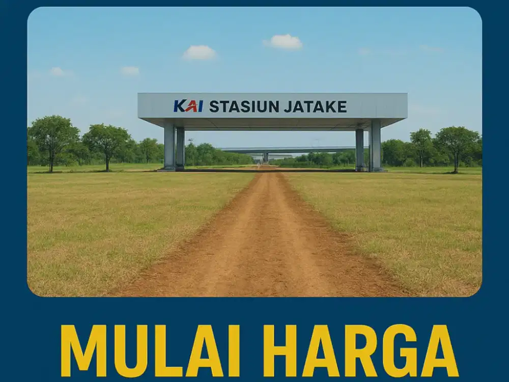 Dijual Murah Tanah Kavling Dekat Stasiun Jatake Free SHM