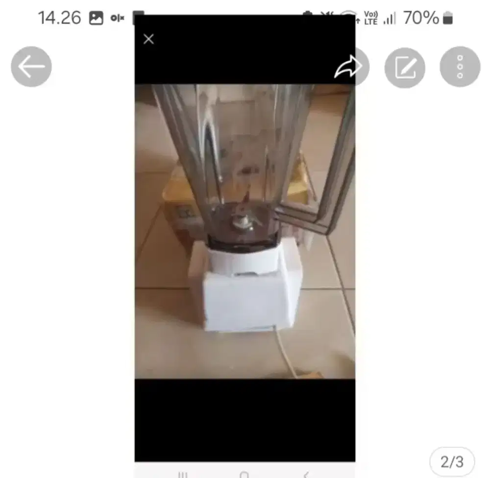 Mixer blender 2 in 1 oti import mekkah