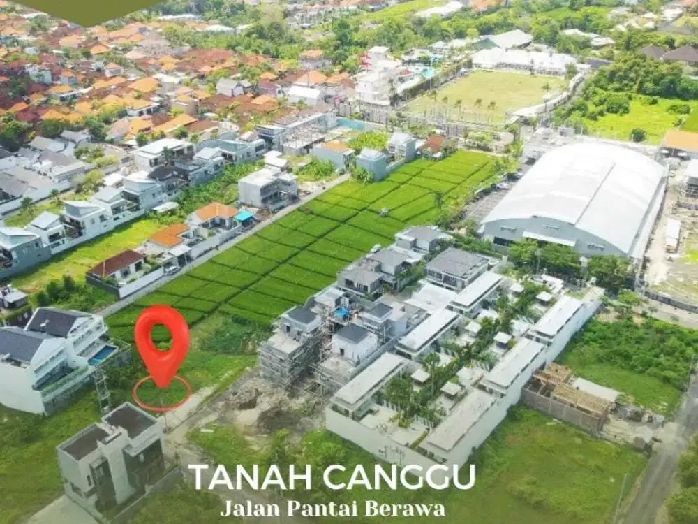 Tanah Canggu Berawa Belakang Starbuck Canggu dan Canggu Station