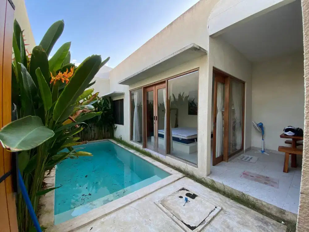 Villa Leasehold 1 Kamar Tidur Dekat Kantor Imigrasi Jimbaran Bali