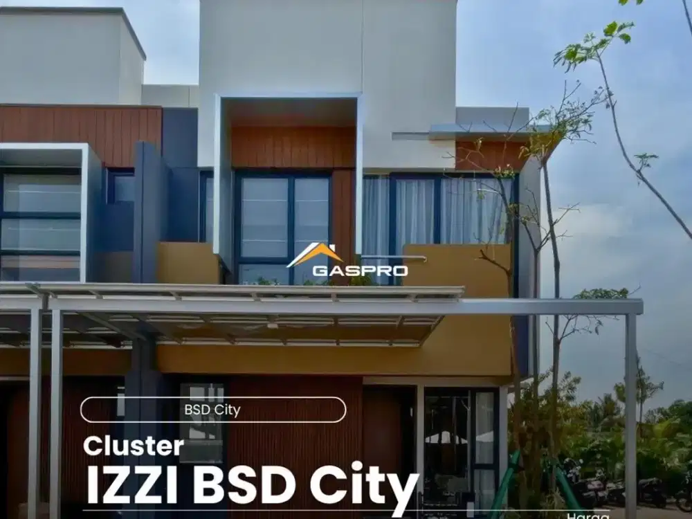 Cluster terbaru di bsd city, Cluster Izzi 2 lantai cicilan 6 jutaan