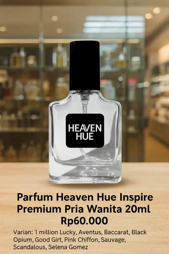 Parfum Heaven Hue Inspire Perfume Premium Pria Wanita Cwo Cwe 20ml