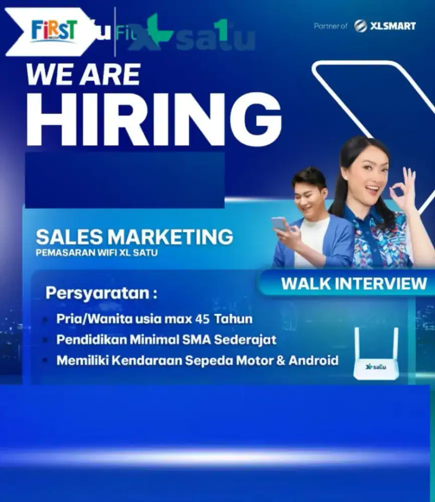 Lowongan kerja sales wifi