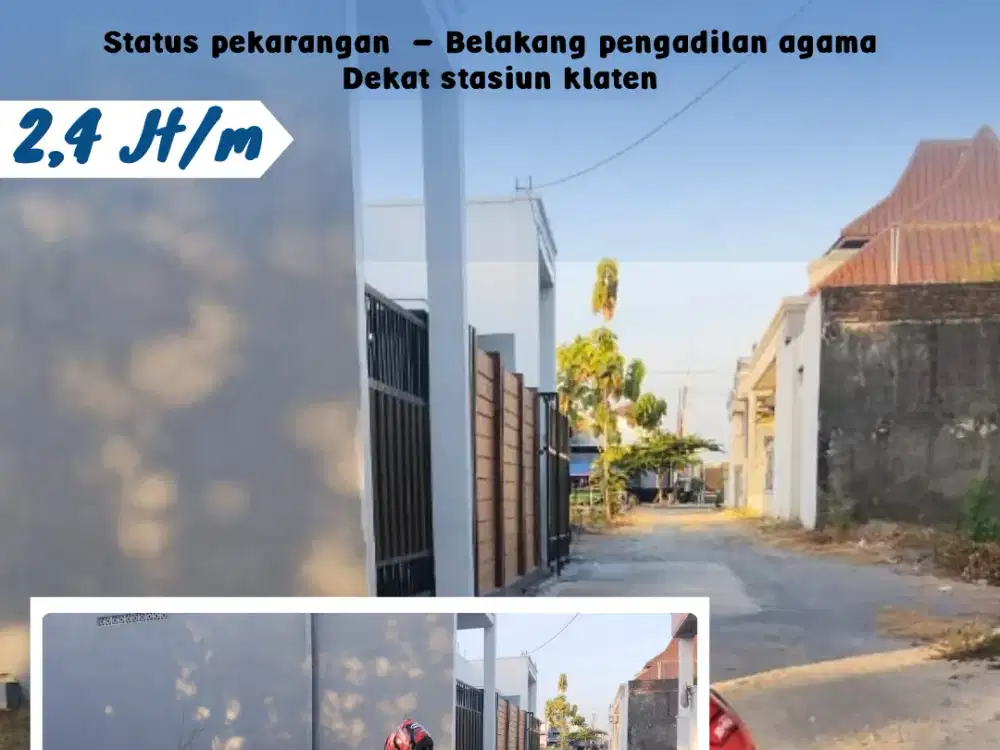 Dijual Tanah Lokasi Klaten