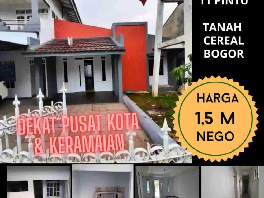 Dijual cepat murah rumah kos dekat kampus dan pusat kota di Tanah Sereal Bogor