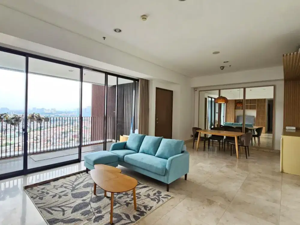Jual Apartemen 1 Park Avenue, Gandaria Jakarta Selatan - Type 3BR+1 Furnished Luas 177m2