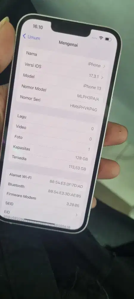 Iphone 13 128 pink ibox mulus