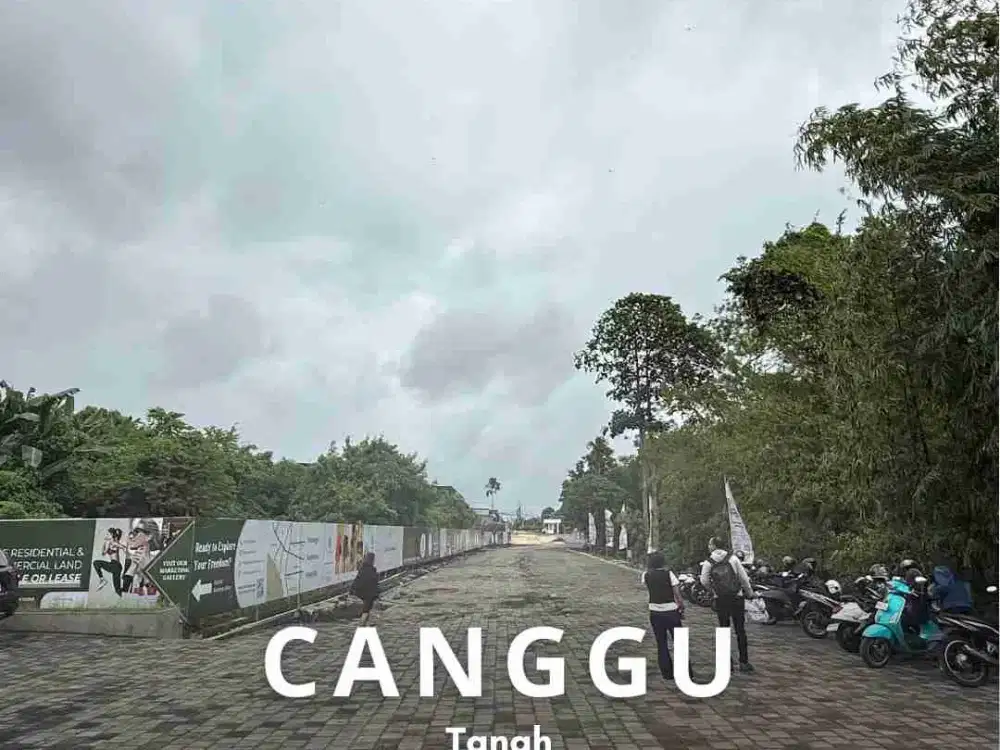 Tanah Canggu Pererenan Pemandangan Sawah Dalam Cluster Villa Bali