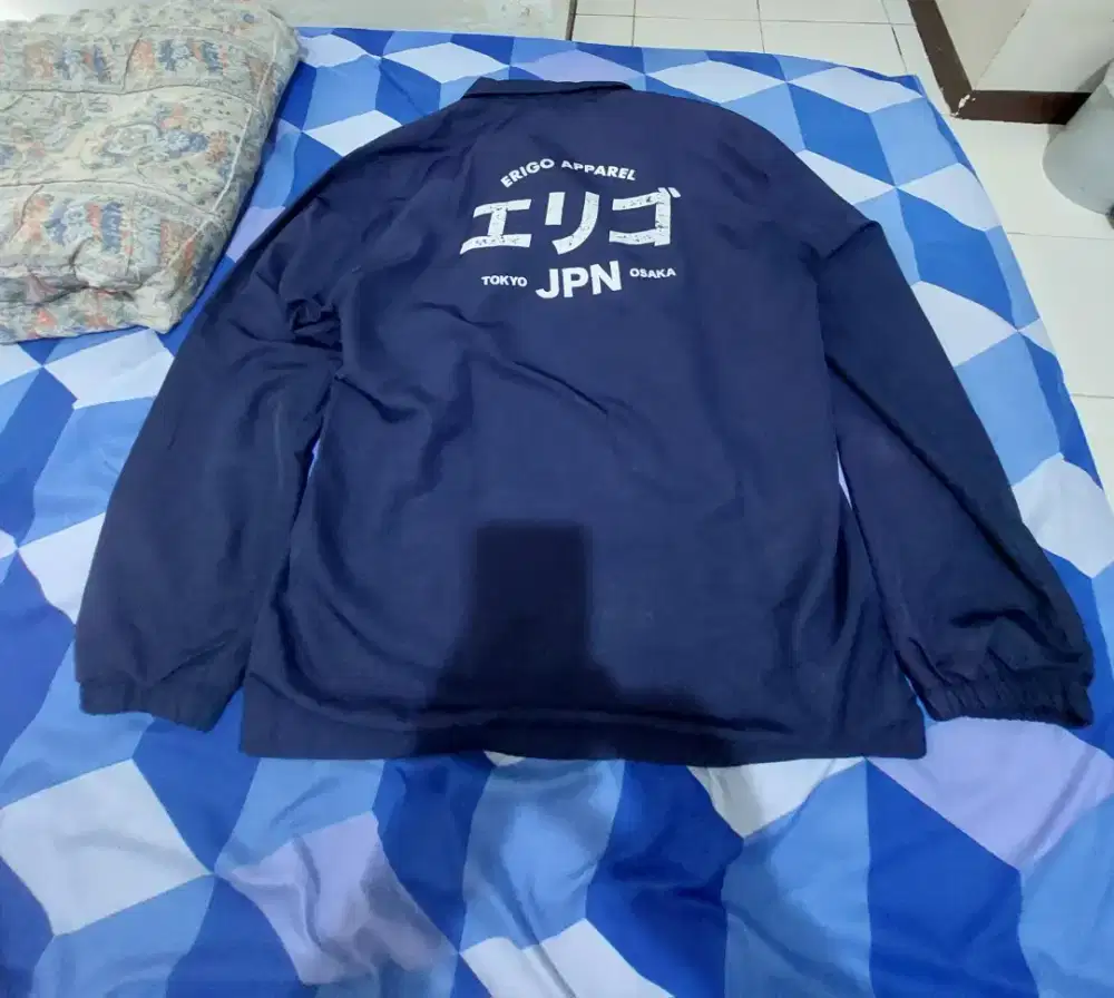 Coach Jaket Erigo Apprael Tokyo JPN Osaka Size XL Original Warna Navy