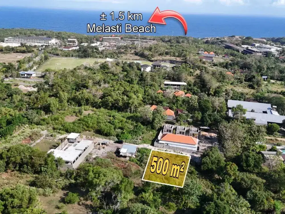 Tanah Plot Kecil Link Villa Dekat Pantai Melasti Ungasan Bali