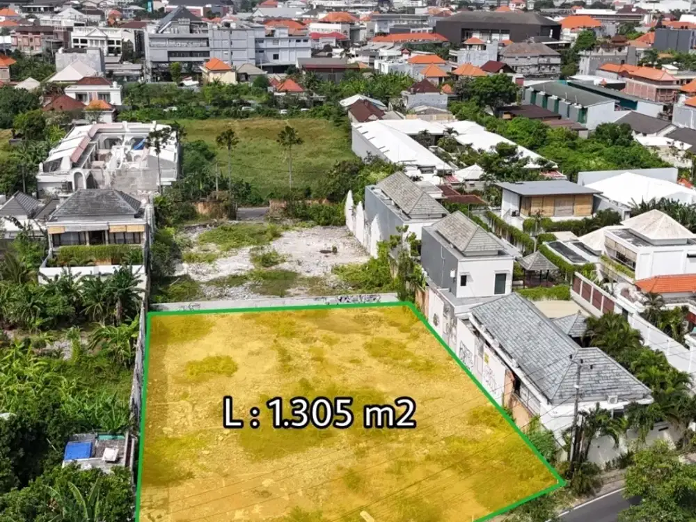 Tanah Seminyak Kuta 5 menit ke Pantai Seminyak Double Six