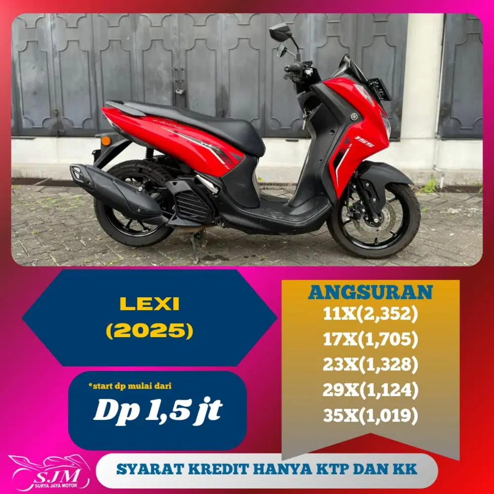YAMAHA LEXI 155 2025 CASH & KREDIT