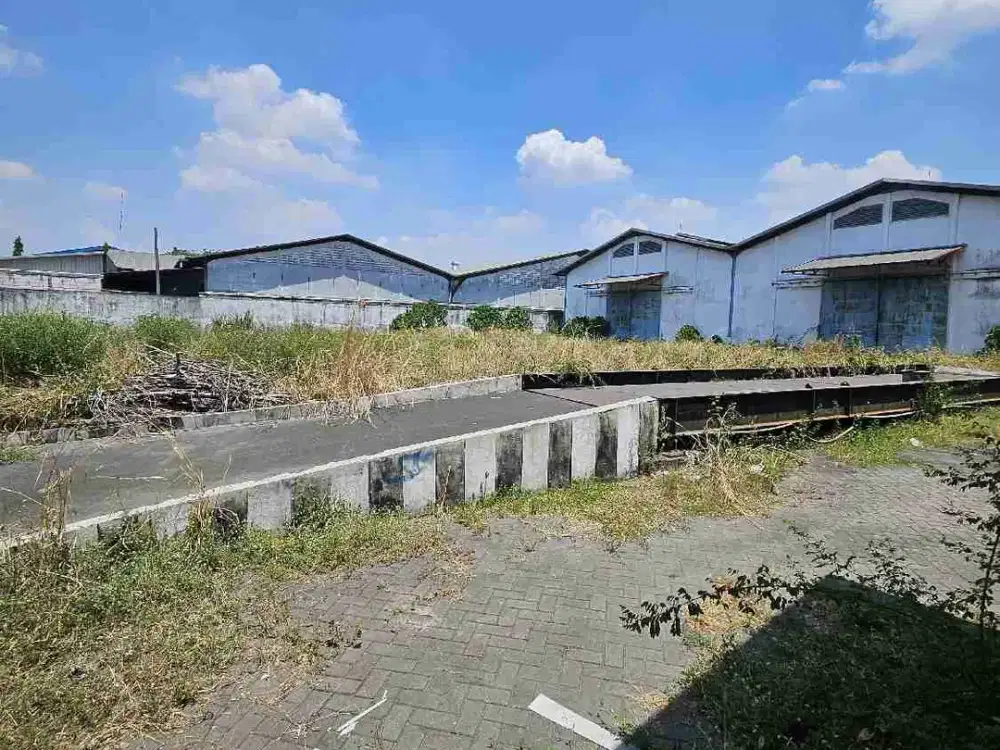 Dijual Gudang Siap Huni Prime Location Jarang Ada Double Way Nol Jalan Raya Bypass Krian