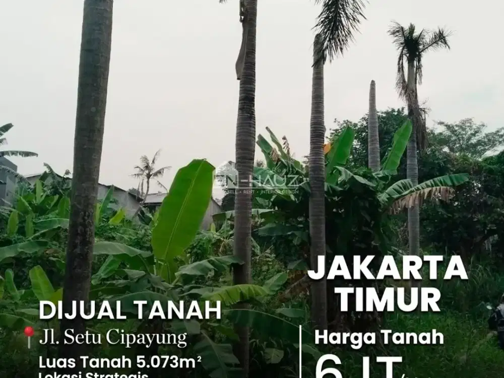 Tanah Dijual di Jalan Setu Cipayung - Jakarta Timur