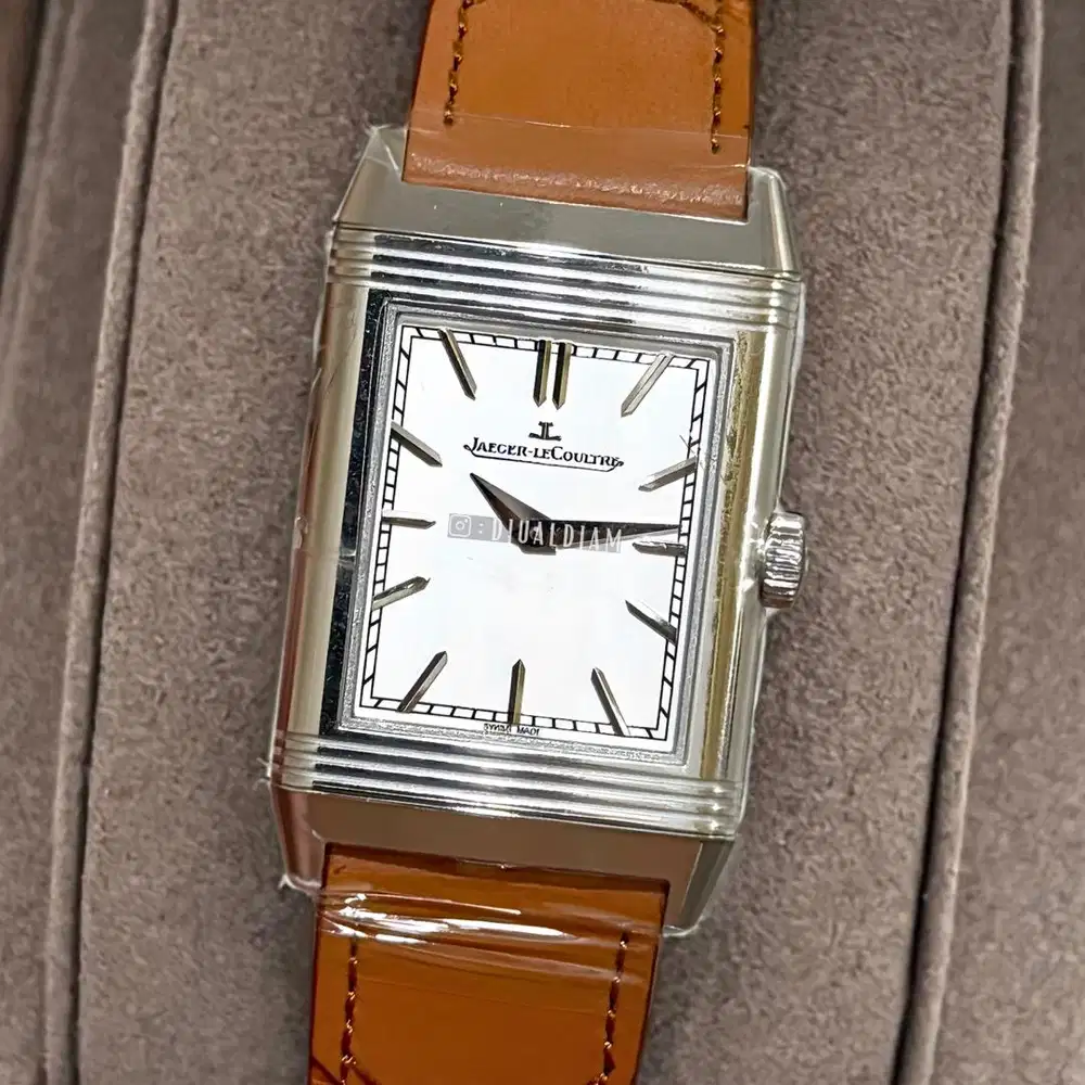 JAEGER-LECOULTRE JLC REVERSO MONOFACE STEEL WHITE Q7168420 BNIB 2025