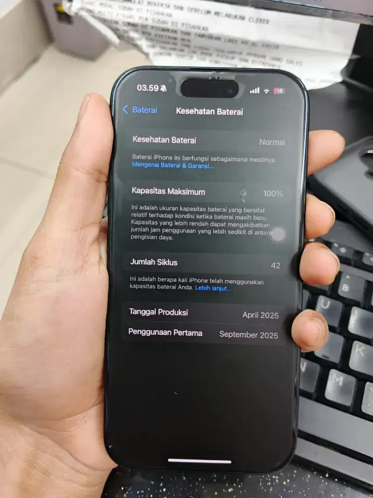 Iphone 16 128 ibox garansi panjang