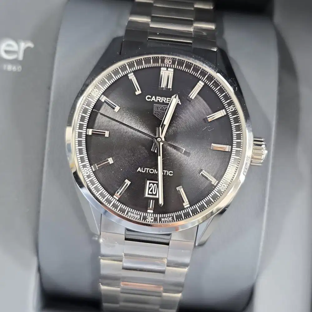 TAG HEUER CARRERA DATE 39 STEEL BLACK WBN2110.BA0639 BNIB 2025