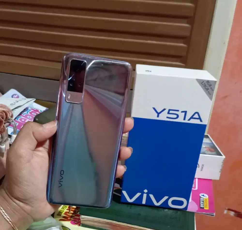 Vivo y51a NFC ram 8+4/128 fullset+Softcase!.