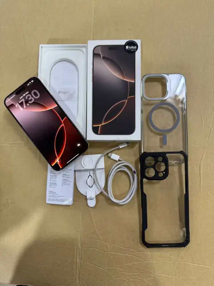 Iphone 16 Pro Max 256GB Garansi Resmi Juni 2027 Fullset Mulus Istimewa