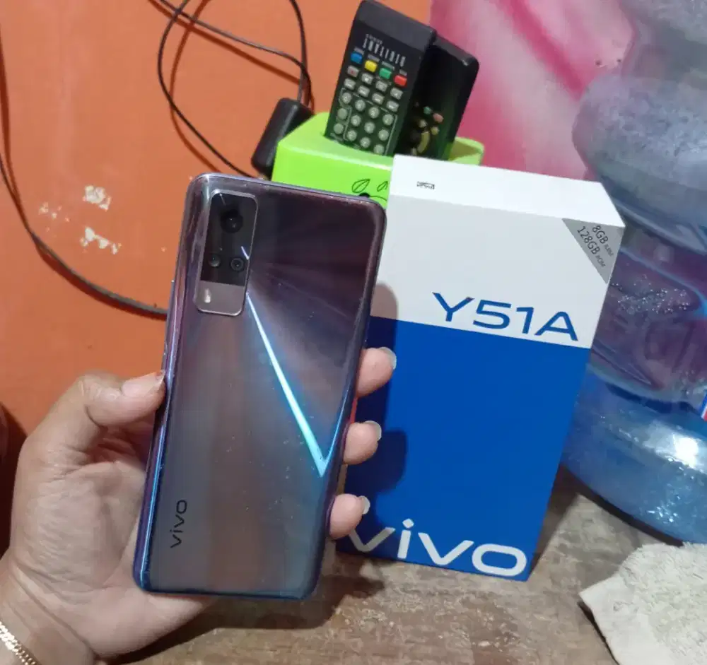 Vivo y51a NFC ram 8+4/128 fullset nomines.