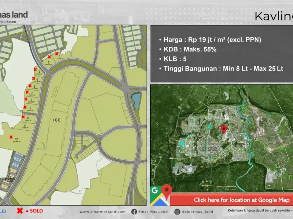 KAVLING STRATEGIS NEMPEL ICE BSD
