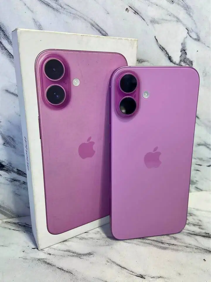 Second IPHONE 16 PLUS 128gb PINK IBOX Garansi Panjang Mantapp
