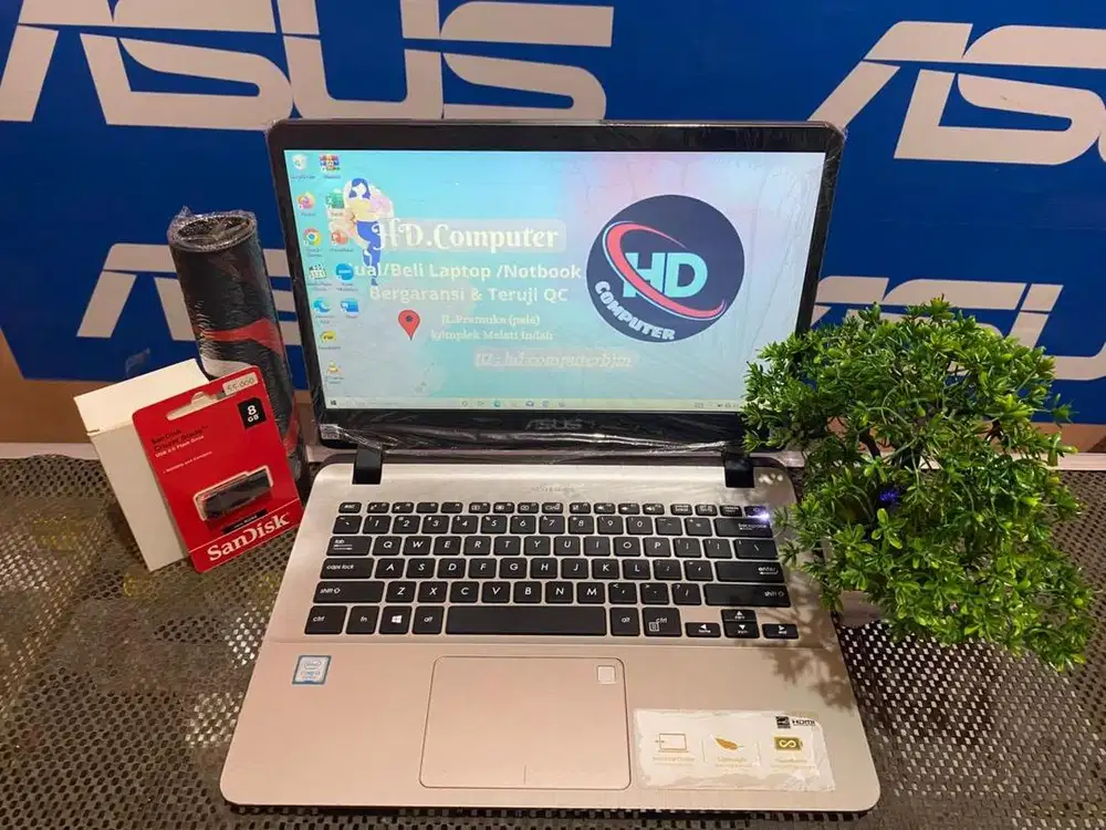 PROMO ASUS A407U CORE I3 SSD 256GBDESAIN KEKINIAN