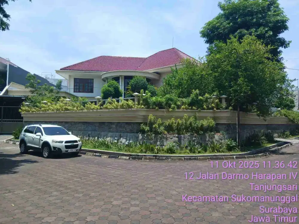 Dijual Rumah Mewah Asset Lelang Jalan Darmo Harapan Regency Site