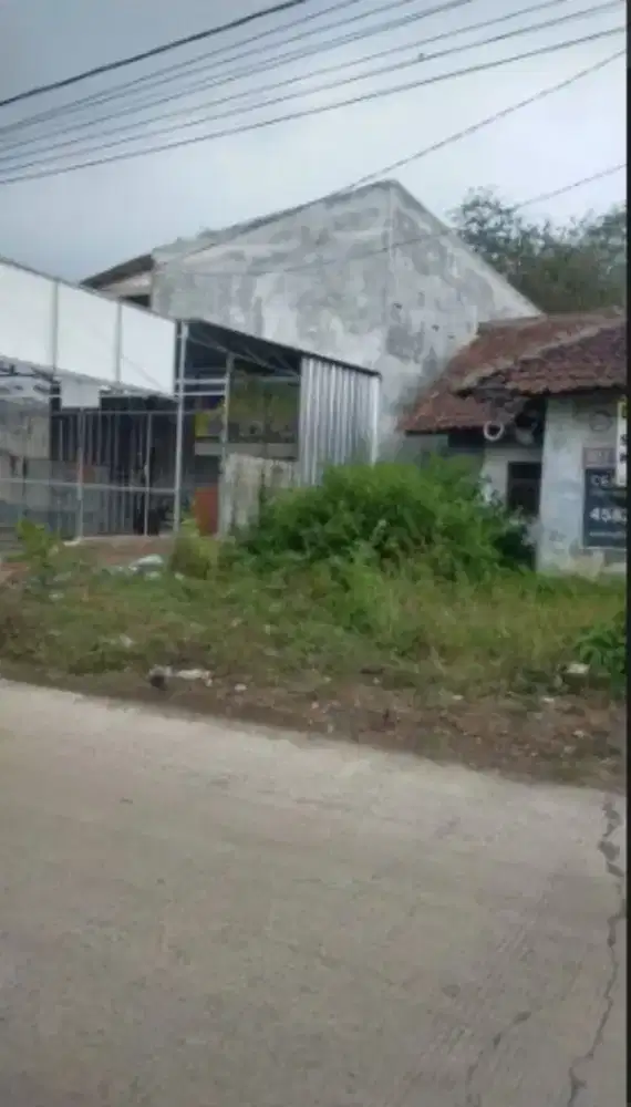DIJUAL TANAH DI JALAN UTAMA SERANG BARU BEKASI JALUR RAMAI