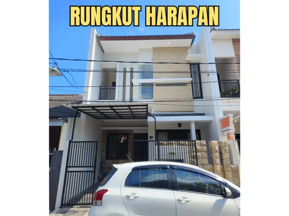 ‼️MINIMAL SEWA 2 TAHUN‼️RUMAH RUNGKUT HARAPAN HABIS RENOVASI SIAP PAKAI. SELANGKAH MERR