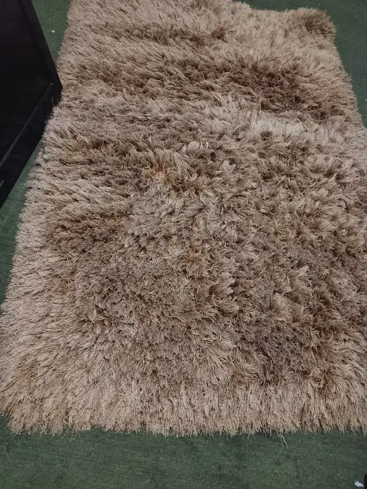 Karpet shaggy ivory beige Cream