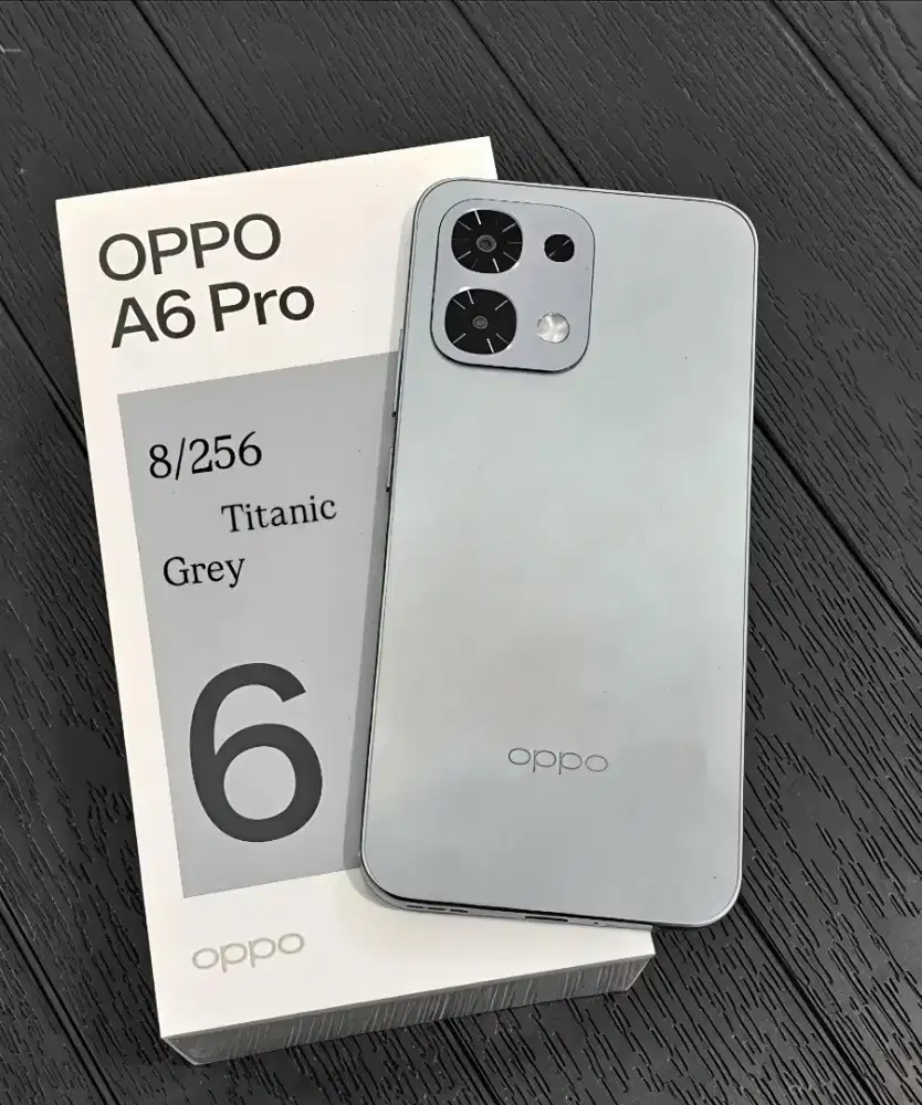 Oppo A6 Pro 8/256  Baru garansi resmi ( grey )