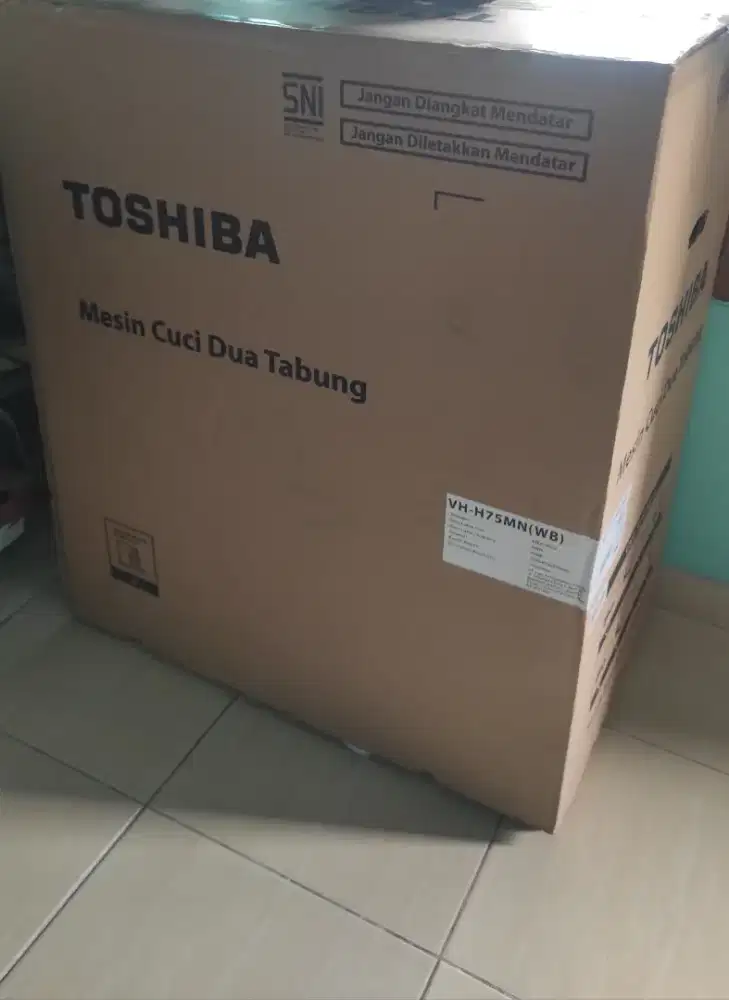 Mesin cuci2tabung merek Toshiba