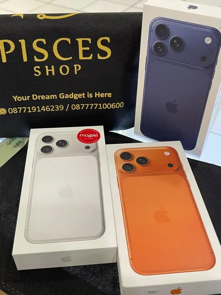 NEW IPHONE 17 PRO MAX 256 IBOX RESMI SEGEL