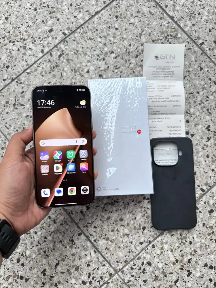 Xiaomi 15T Pro ram 12/512 GB Fullset like new Garansi 11 bulan lagi