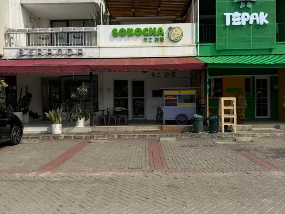 Sewa ruko 2 lantai hadap jalan Maggiore Square Gading Serpong