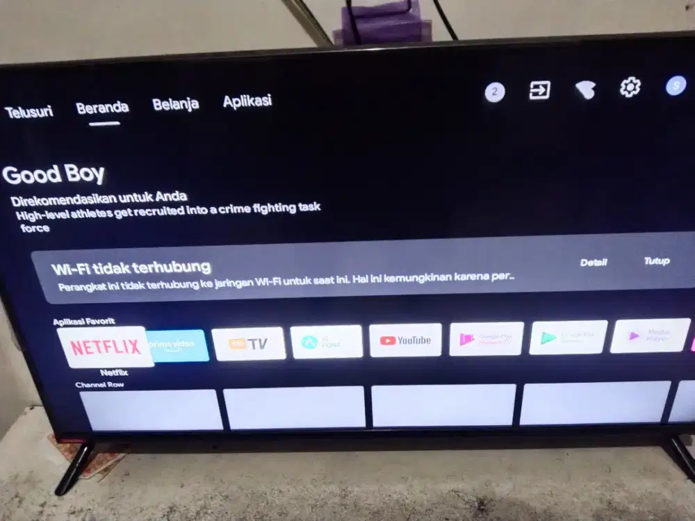 Tv changhong smart tv 40inch