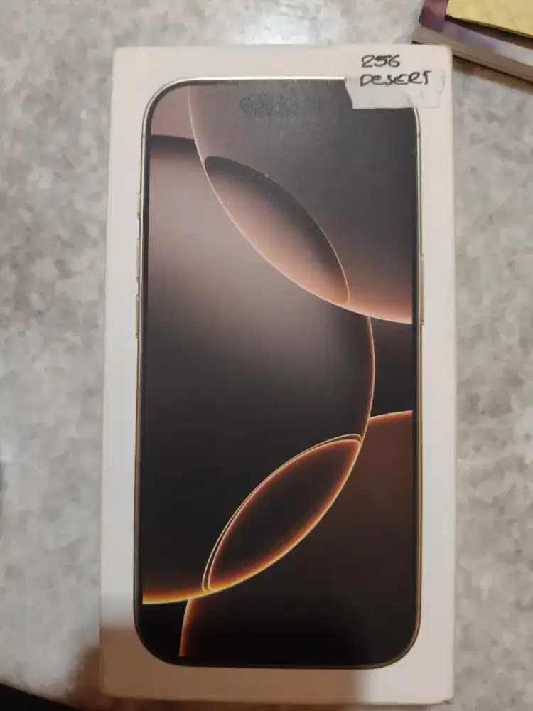 iPhone 16 pro baru segel inter 256GB warna desert