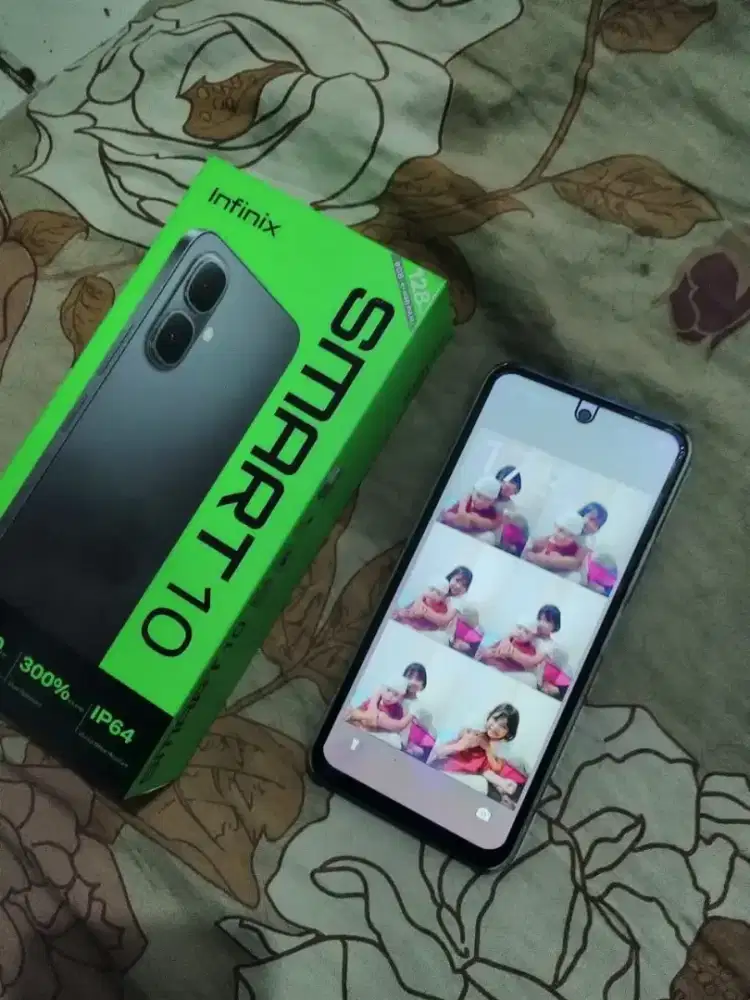 Dijual hp Infinix smart 10 ram 4+4+128gb