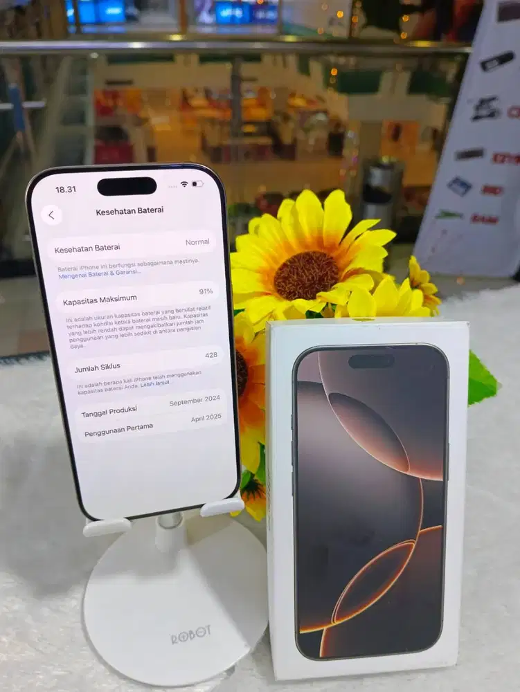 IPHONE 16 PRO 128GB SECOND INDO