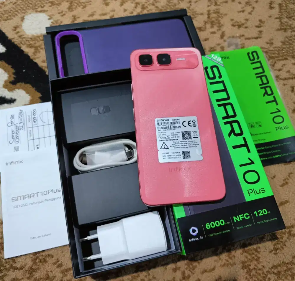 infinix smart 10 Plus 8/128 Fullset