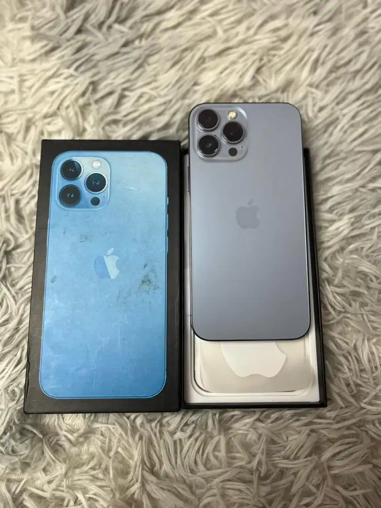 BEACUKAI IPHONE 13 PROMAX 128GB SIERRABLUE
