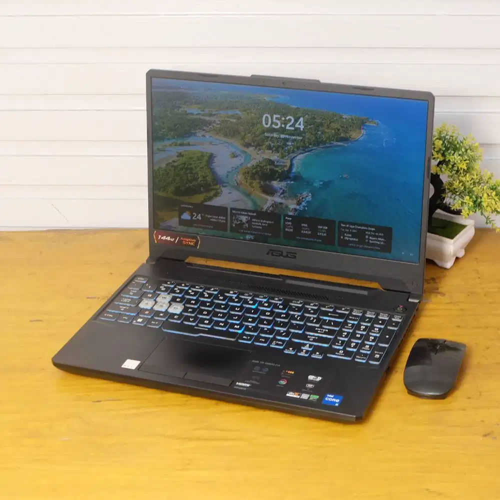 GAMING Laptop ASUS TUF F15 CORE I5 GEN 11 NVIDIA GTX 2050 RAM 16 SSD